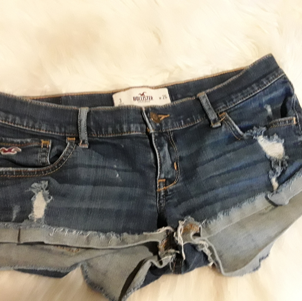 Destroyed hollister shorts 3 26